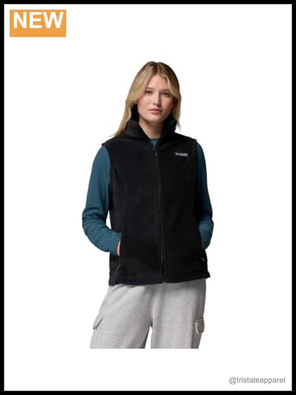 Columbia Benton Springs Fleece Vest Plush Warmth Sleeveless